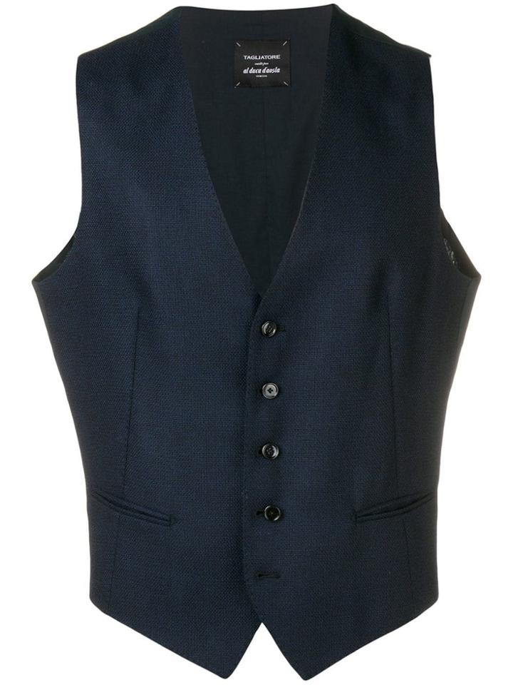 Tagliatore Brian Single-breasted Waistcoat - Blue