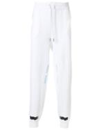 Off-white - Stripe Print Track Pants - Men - Cotton - S, White, Cotton