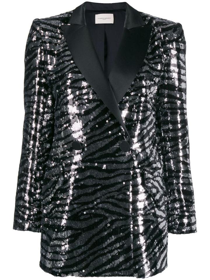 Giuseppe Di Morabito Sequin Zebra Blazer - Black