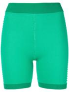 Nagnata Bodhi Side Stripe Biker Shorts - Green