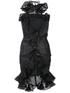 Maticevski Ruffle Embellished Dress - Black