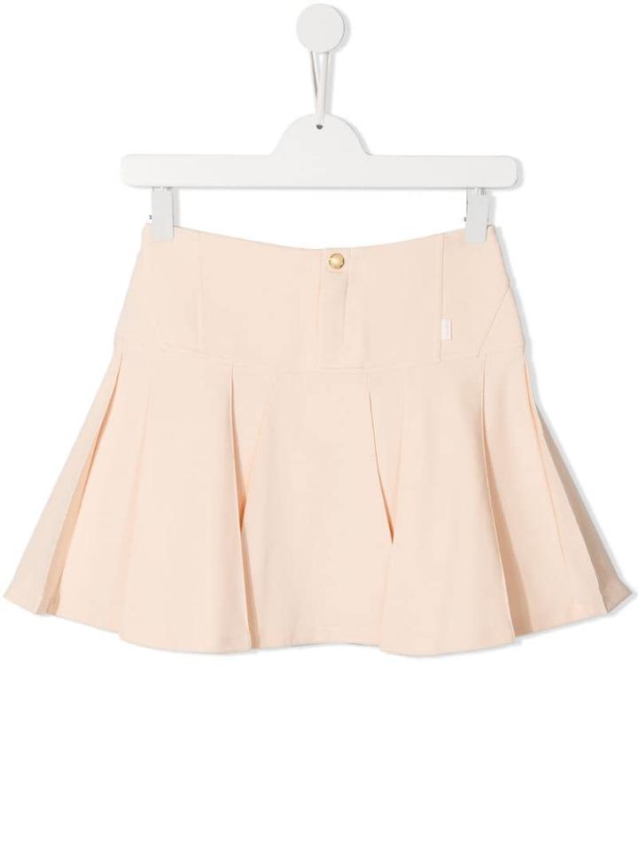 Chloé Kids Teen Pleated Skirt - Pink