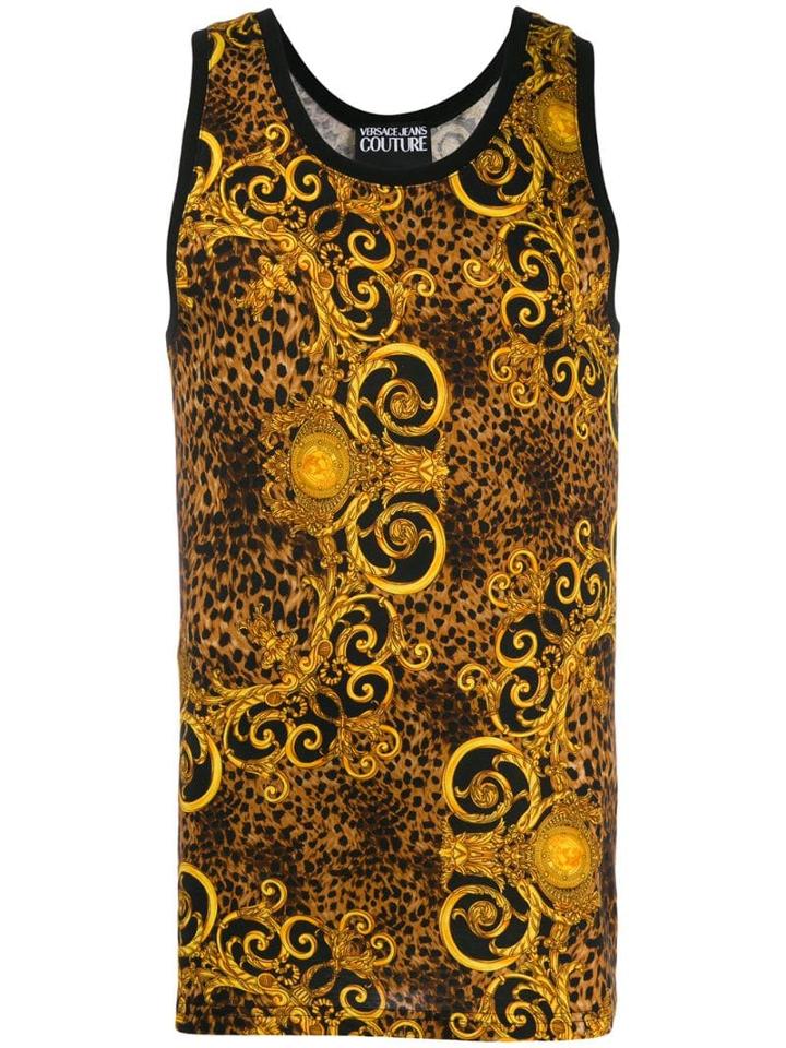 Versace Jeans Couture Baroque Print Vest - Gold