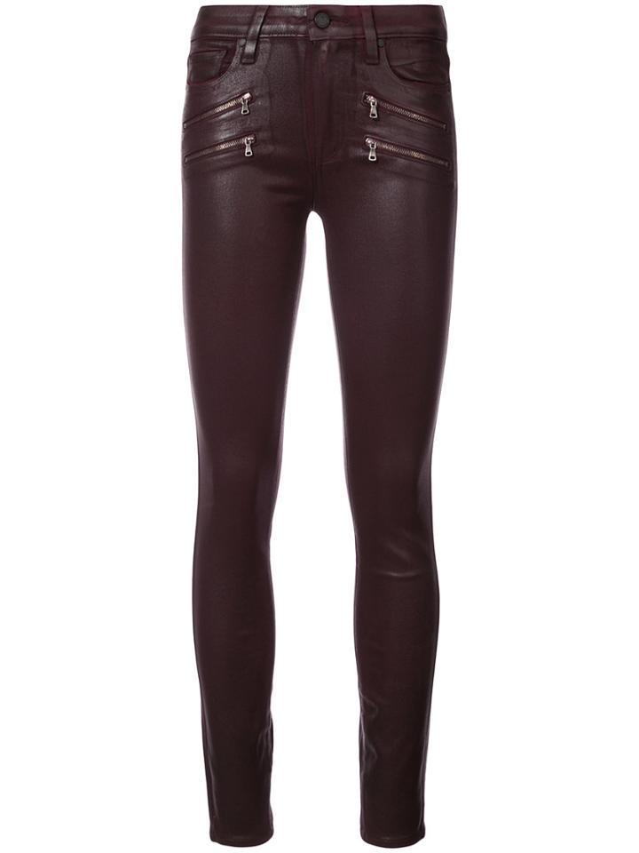 Paige Skinny Jeans - Red