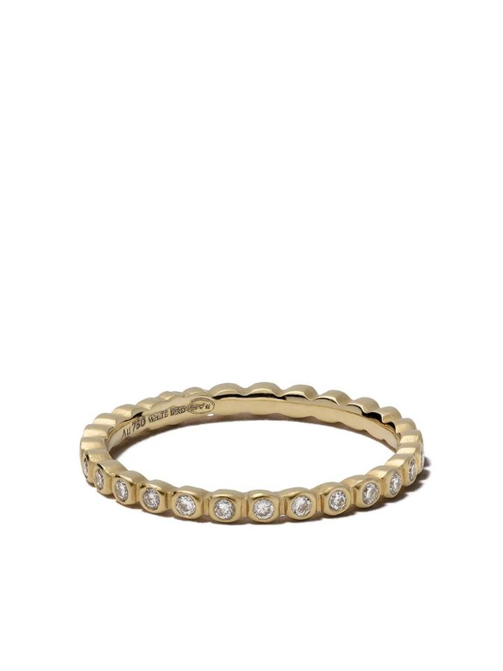 White Bird 18kt Gold Diamond Estelle Ring