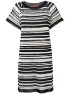 Missoni Mare Striped Shortsleeved Dress - Black