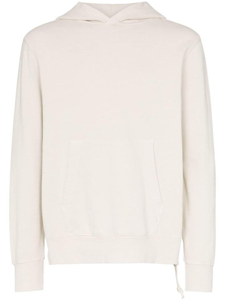 Ksubi Seeing Lines Cotton Hoodie - Neutrals