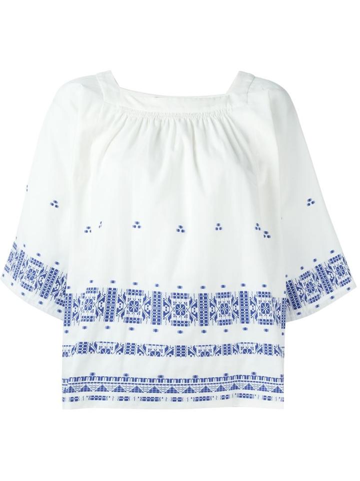 Vanessa Bruno Embroidered Blouse