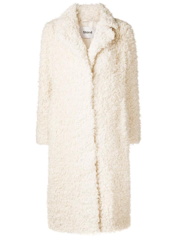Stand Renee Furry Coat - White
