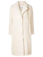 Stand Renee Furry Coat - White