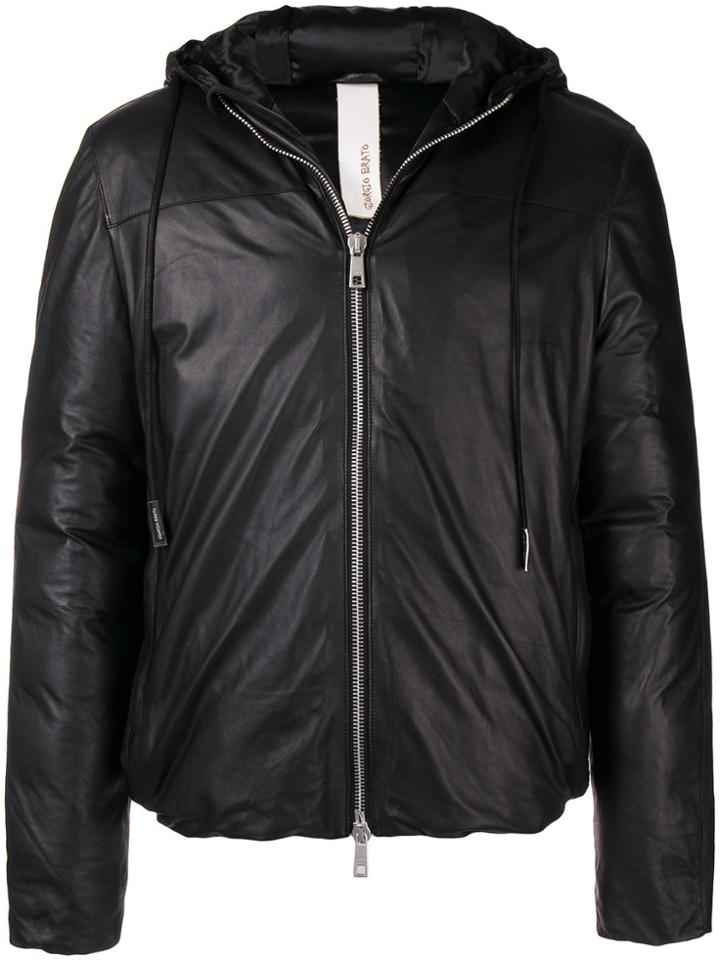 Giorgio Brato Padded Zipped Jacket - Black