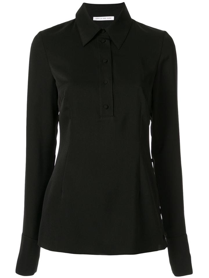 Camilla And Marc Cannes Buttoned Shirt - Black