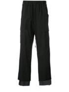 Song For The Mute Double Hem Trousers - Black