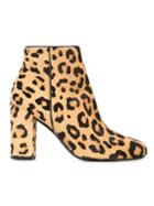 Saint Laurent Leopard Print Boots