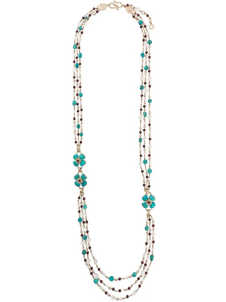 Goossens Trèfle Sautoir Necklace - Metallic