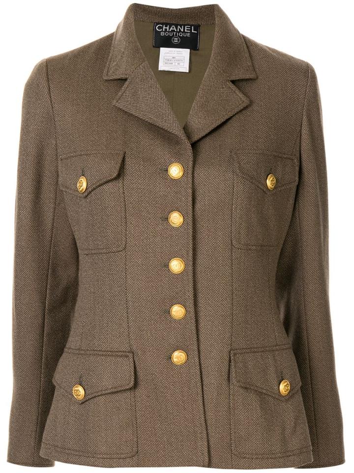 Chanel Pre-owned 1996's Long Sleeve Jacket - Brown