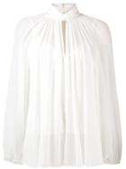 Givenchy Knotted Blouse - White