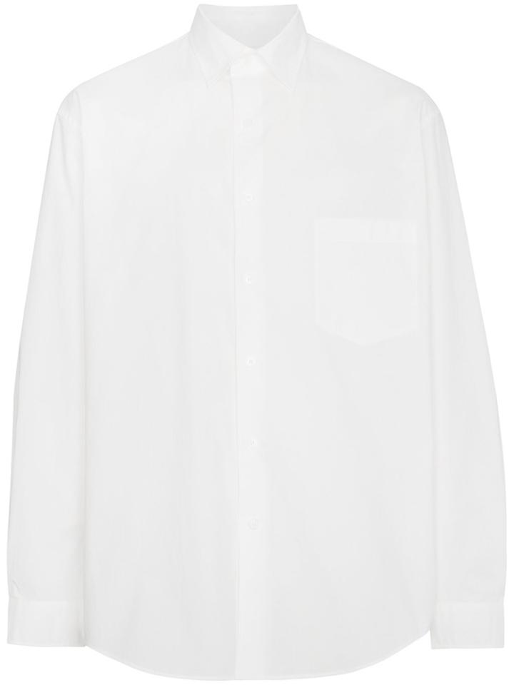 Y-3 Logo Print Street Shirt - White