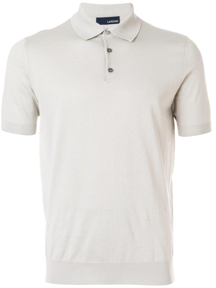 Lardini Plain Polo Shirt - Nude & Neutrals