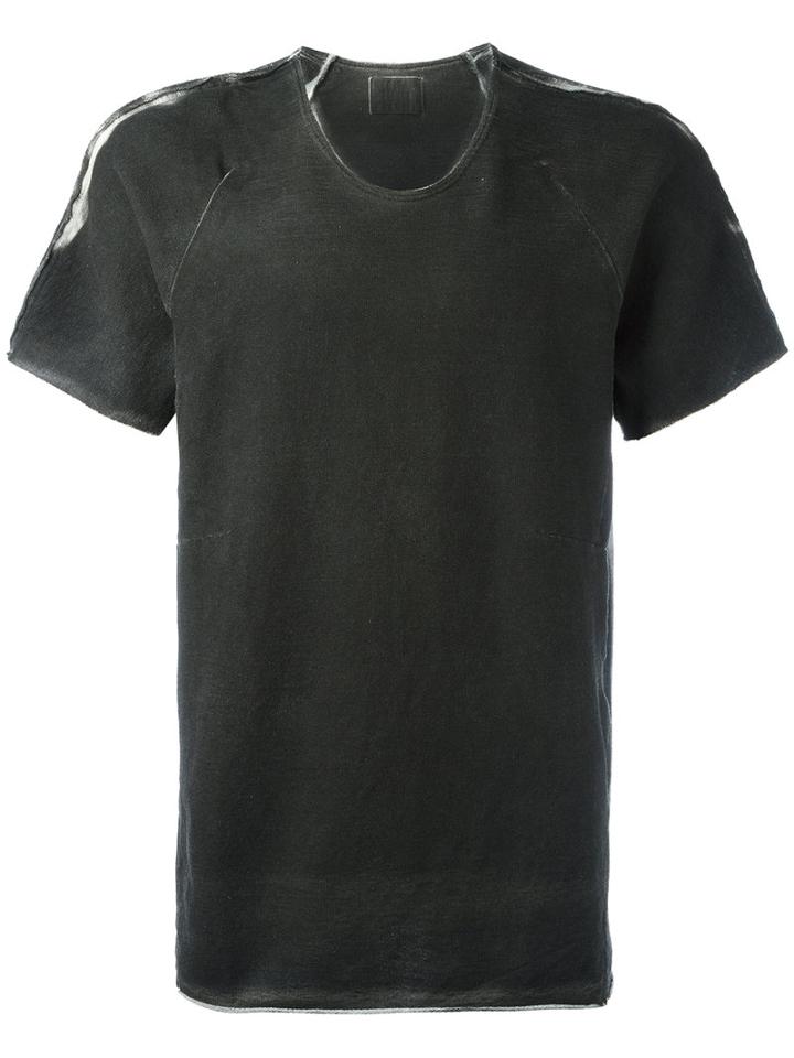Lost & Found Ria Dunn - Stylised T-shirt - Men - Cotton/linen/flax/spandex/elastane - Xl, Black, Cotton/linen/flax/spandex/elastane