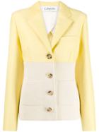 Lanvin Hybrid Blazer Jacket - Yellow