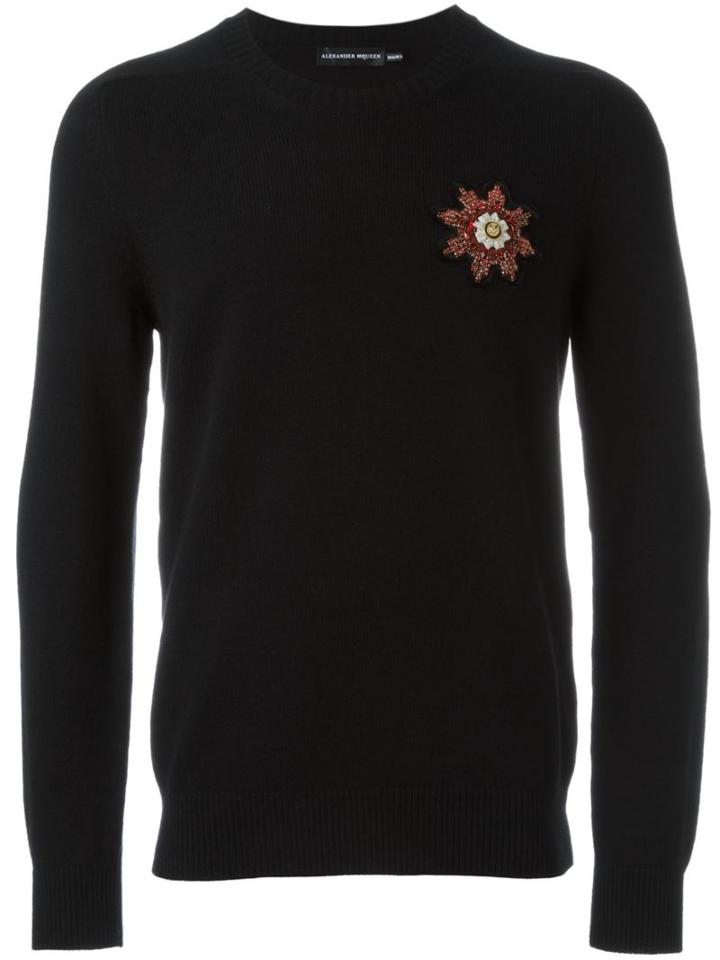 Alexander Mcqueen Badge Embroidered Jumper