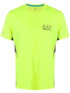 Ea7 Emporio Armani Logo T-shirt - Yellow & Orange