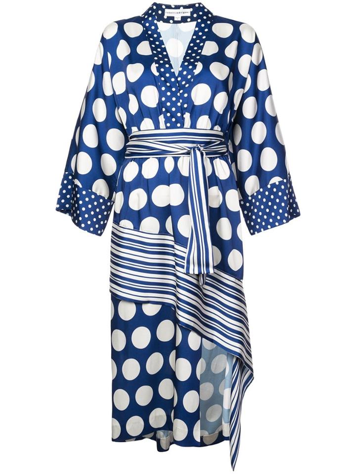 Robert Rodriguez Studio Wrap Dress - Blue