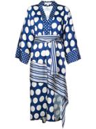 Robert Rodriguez Studio Wrap Dress - Blue