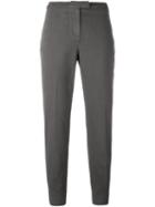 Eleventy Straight Trousers, Women's, Size: 28, Grey, Cotton/spandex/elastane
