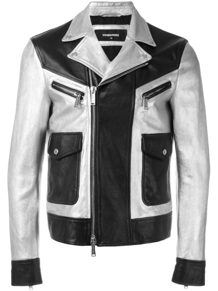 Dsquared2 Two Tone Leather Jacket