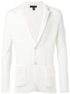 Lardini - Textured Blazer - Men - Cotton - S, White, Cotton