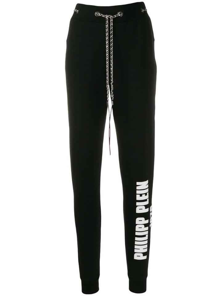 Philipp Plein Chain Track Pants - Black