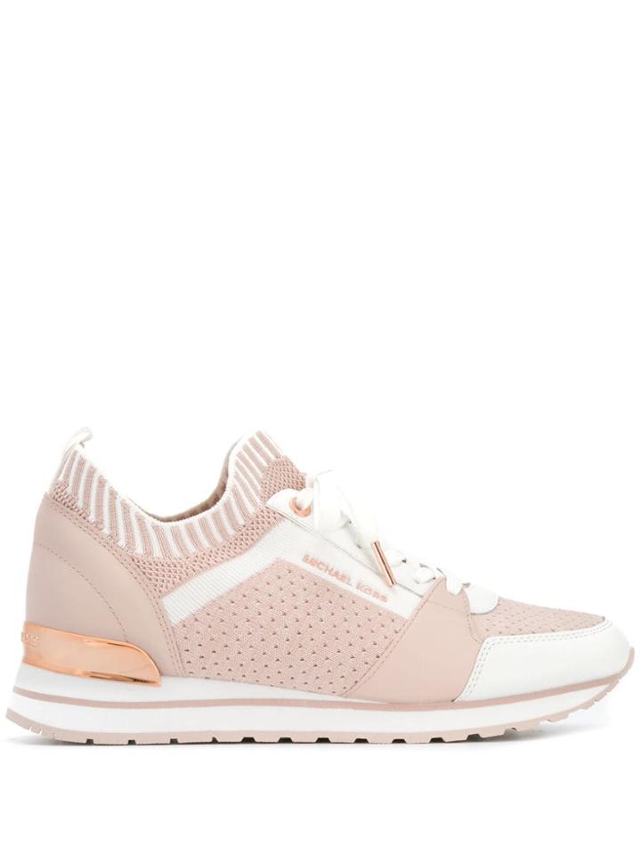 Michael Michael Kors Panelled Sneakers - Pink