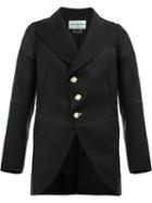 Shiro Sakai Shigoto X Shiro Sakai Panelled Jacket, Men's, Size: Medium, Black, Spandex/elastane/cupro/wool/alpaca