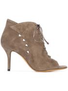 Alexa Wagner Lace-up Sandals - Nude & Neutrals