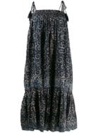 Ulla Johnson Printed Midi Tent Dress - Blue