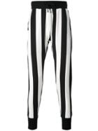 Unconditional Striped Skinny Trousers - Black