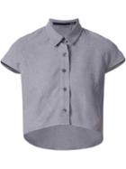 0dd. Cropped Shirt, Women's, Size: Small, Grey, Cotton