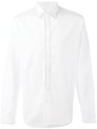 Prada Front Placket Shirt, Men's, Size: 38, White, Cotton