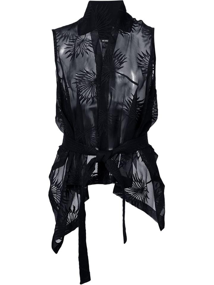 Ann Demeulemeester 'khan' Wrap Top