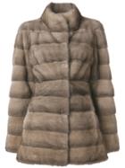 Liska Valencia Short Coat - Brown