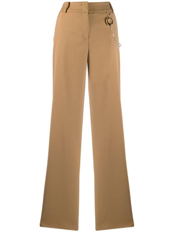 Cavalli Class High-waisted Trousers - Neutrals