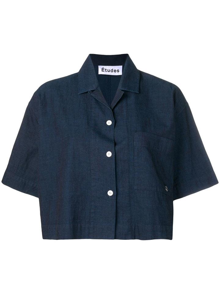 Études Lake Short-sleeve Shirt - Blue