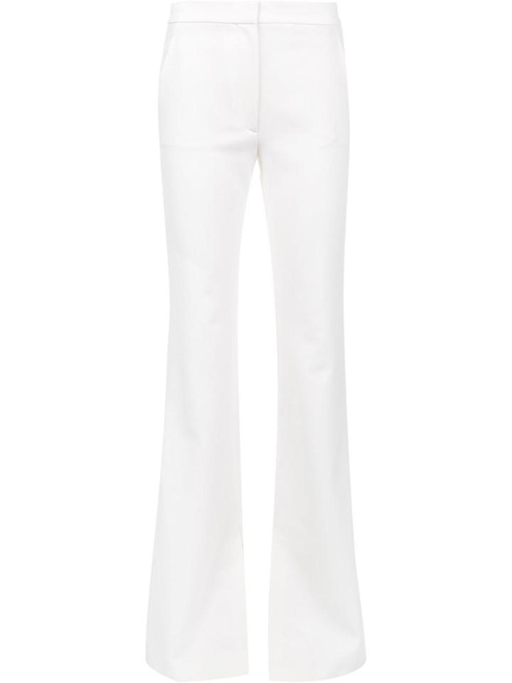 Tibi Flared Trousers - White