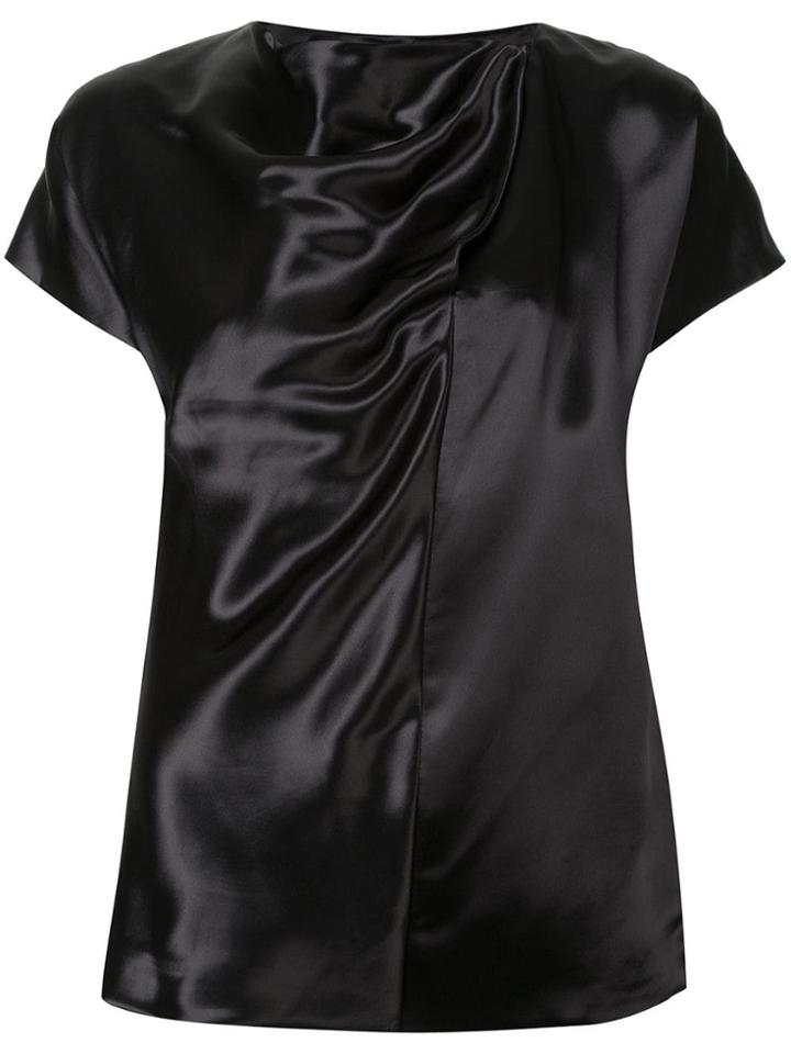 Jil Sander Gathered Detail Blouse - Blue