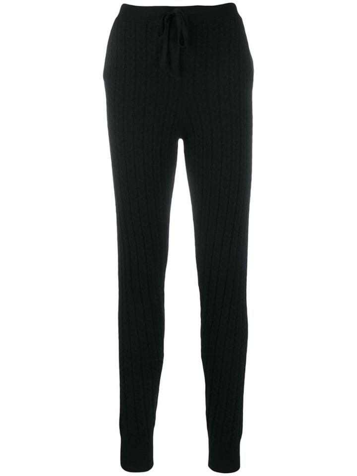 Chinti & Parker Chunk Knit Leggings - Black