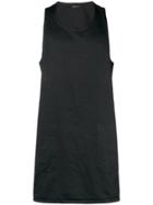 Comme Des Garçons Homme Plus Open Back Long Tank Top - Black