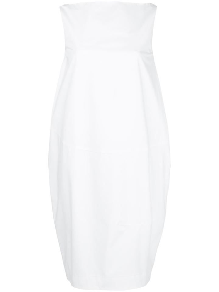 Blanca Boat Neck Dress - White