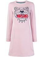Kenzo Tiger Embroidered Dress - Pink